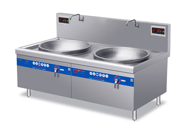 电磁双头大炒炉